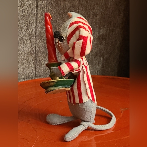 Vintage Annalee 7" Bedtime Mouse w/ Candle Mobilitee Doll - Picture 3 of 8